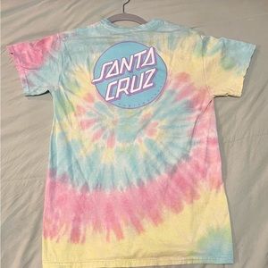 Santa Cruz tie dye tee shirt